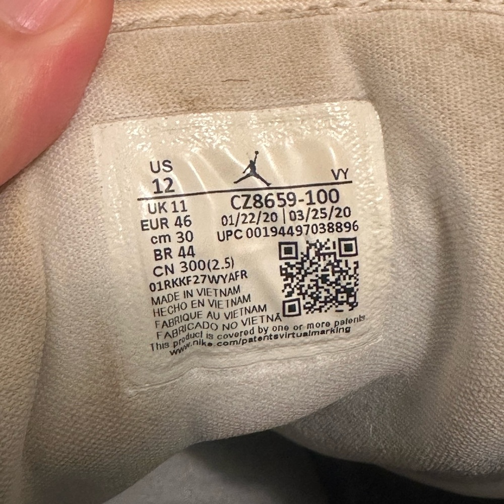 Nike Air Jordan 1 Low “Nothing But Net” Sneakers 12M - Picture 6 of 7